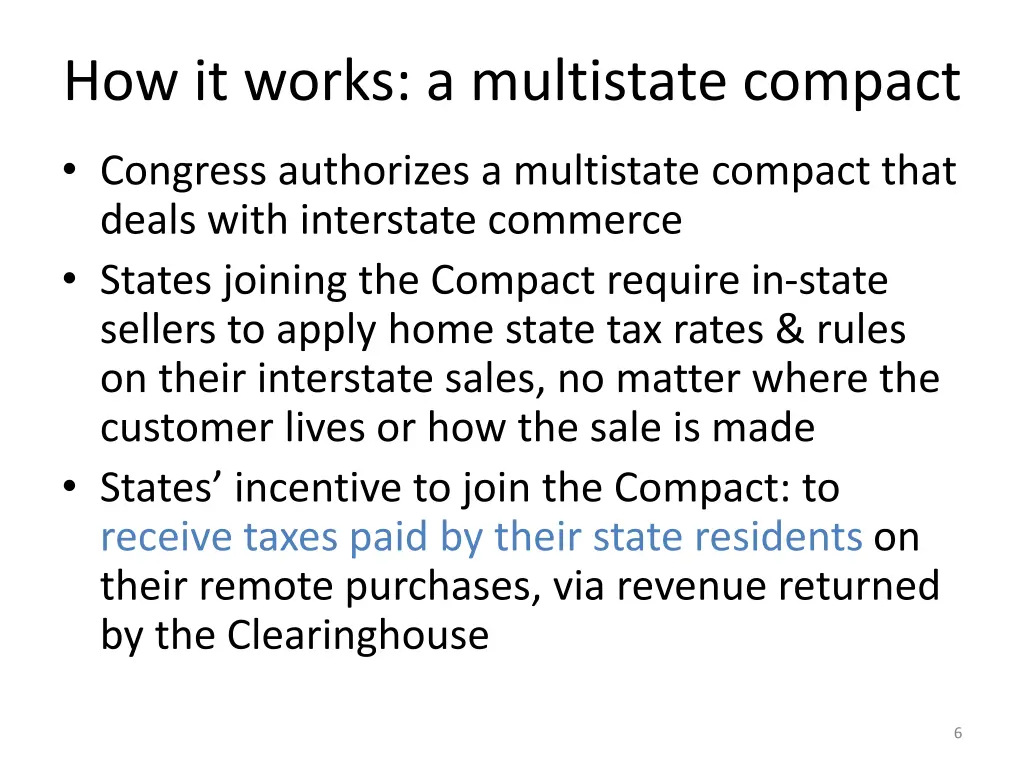 how it works a multistate compact