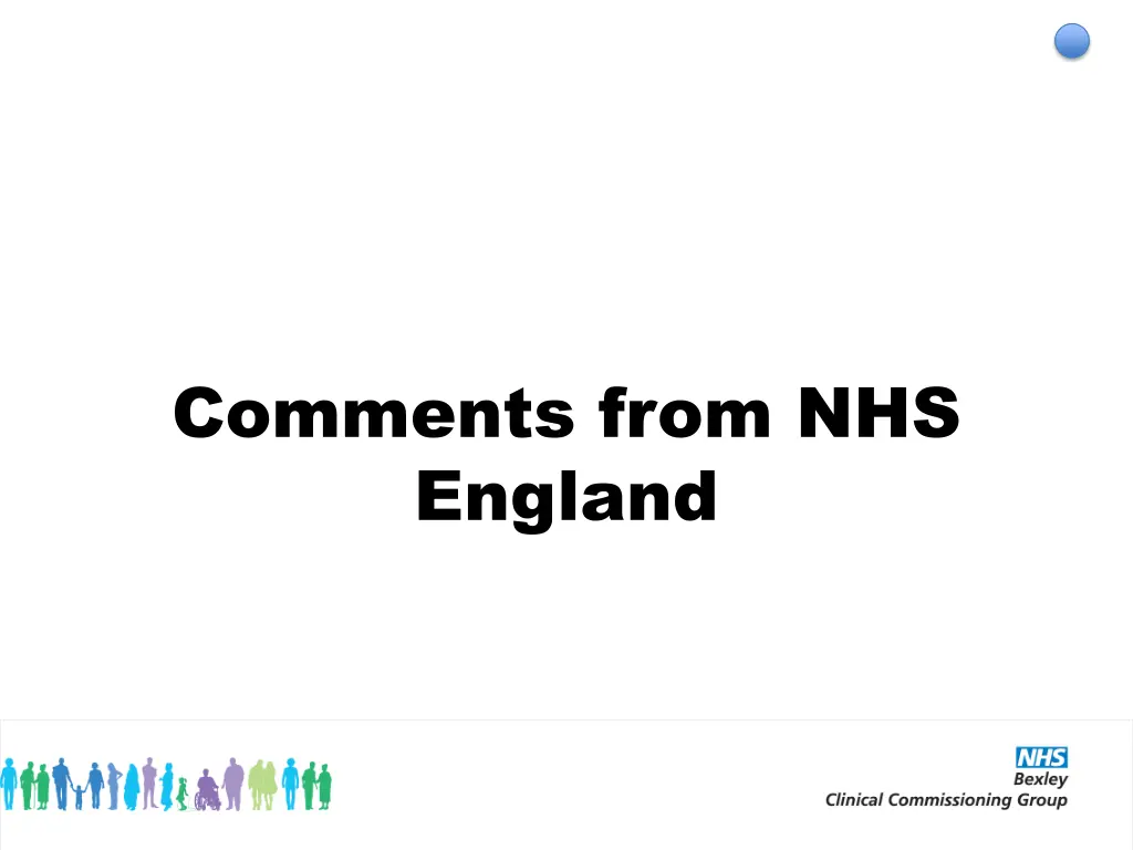 comments from nhs england