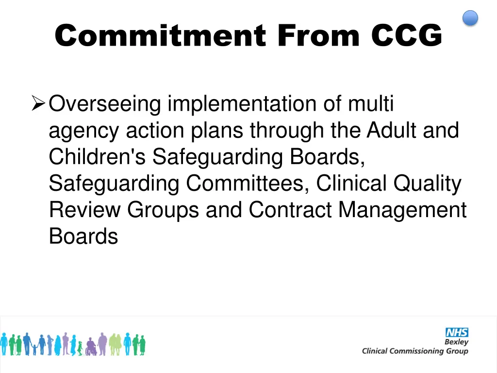 commitment from ccg