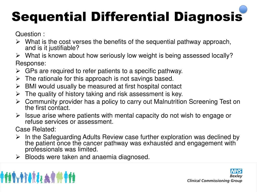 sequential differential diagnosis