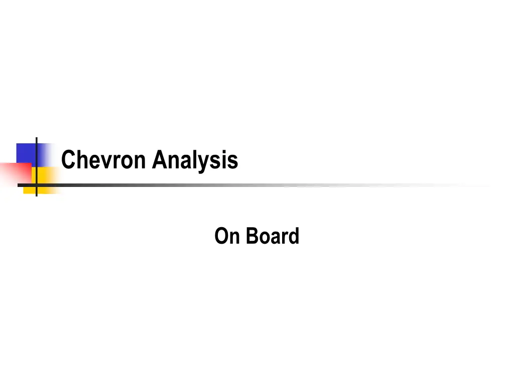 chevron analysis