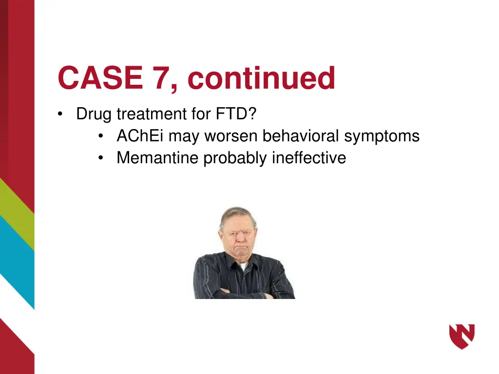 case 7 continued drug treatment for ftd achei