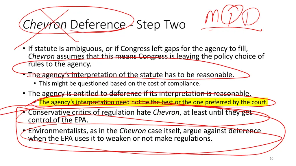 chevron deference step two