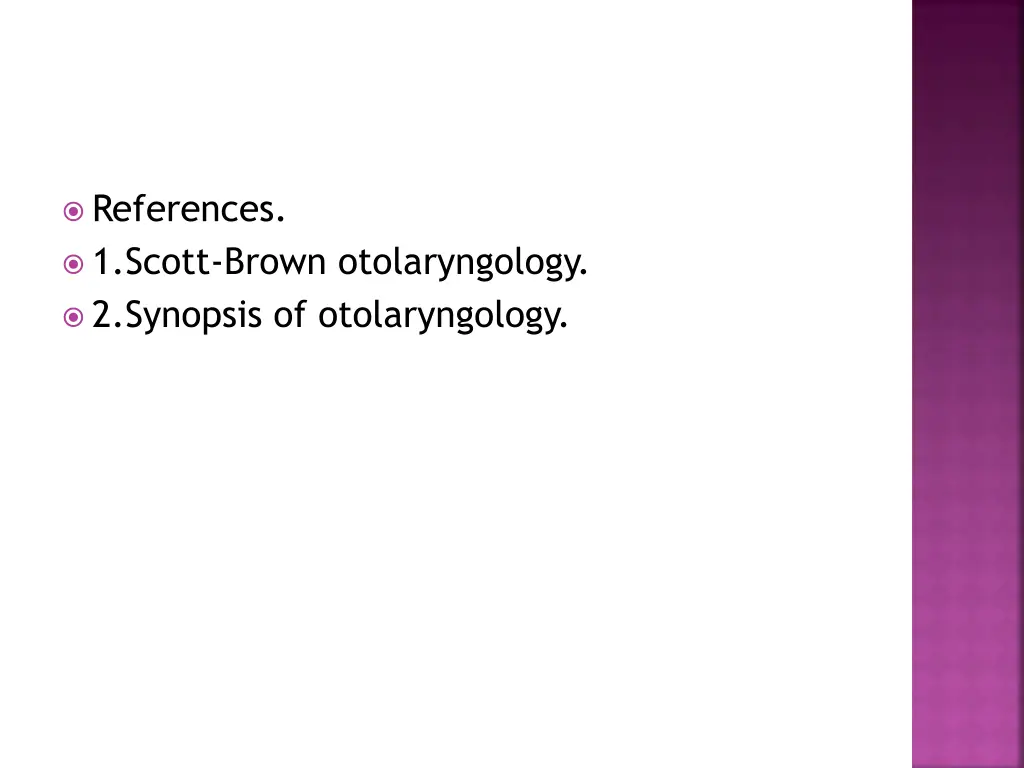 references 1 scott brown otolaryngology