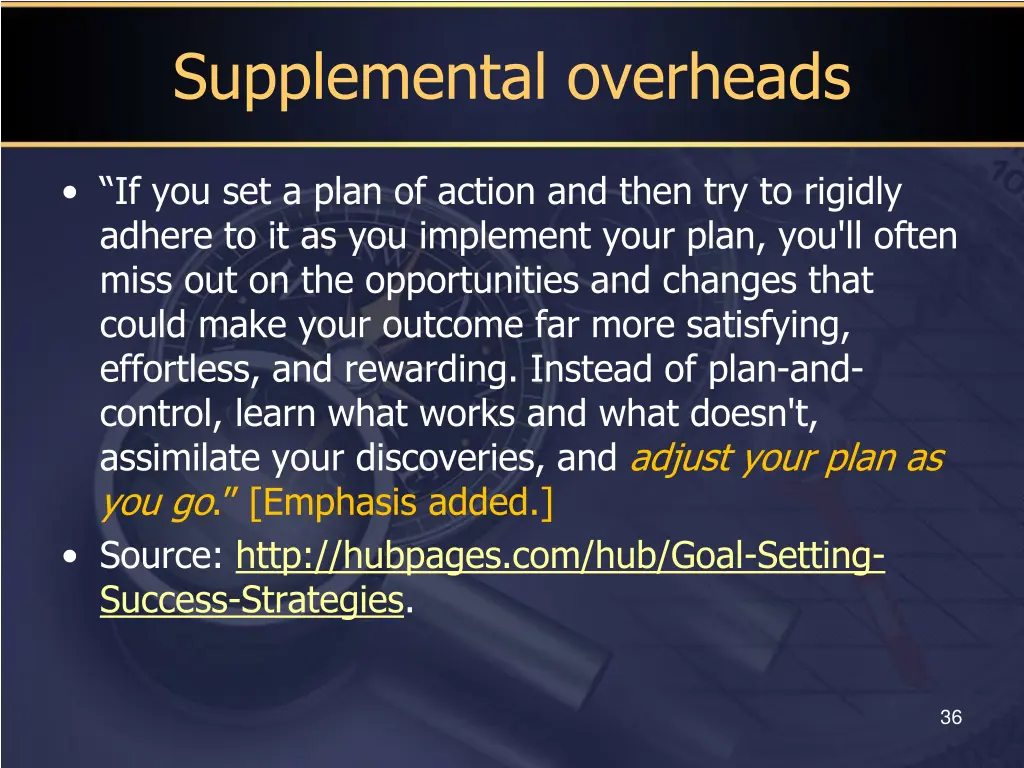 supplemental overheads 1