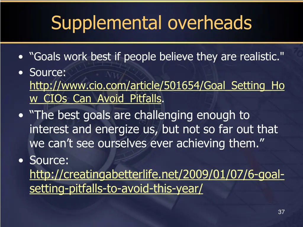 supplemental overheads 2