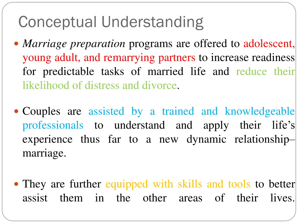 conceptual understanding