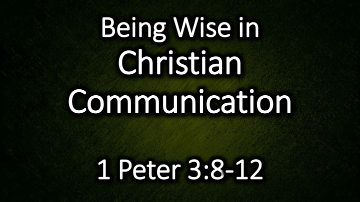 being wise in being wise in christian christian