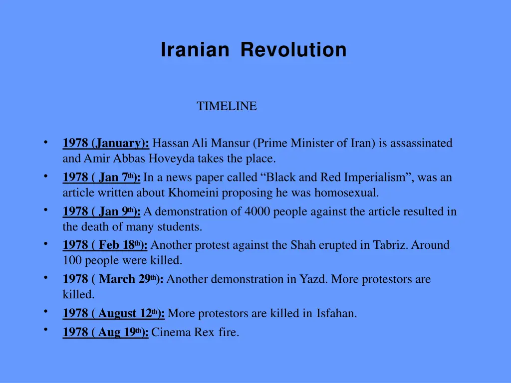 iranian revolution 6