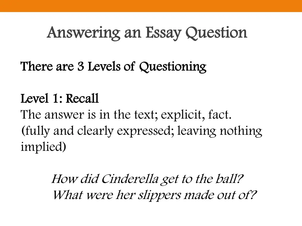 answering an essay question answering an essay