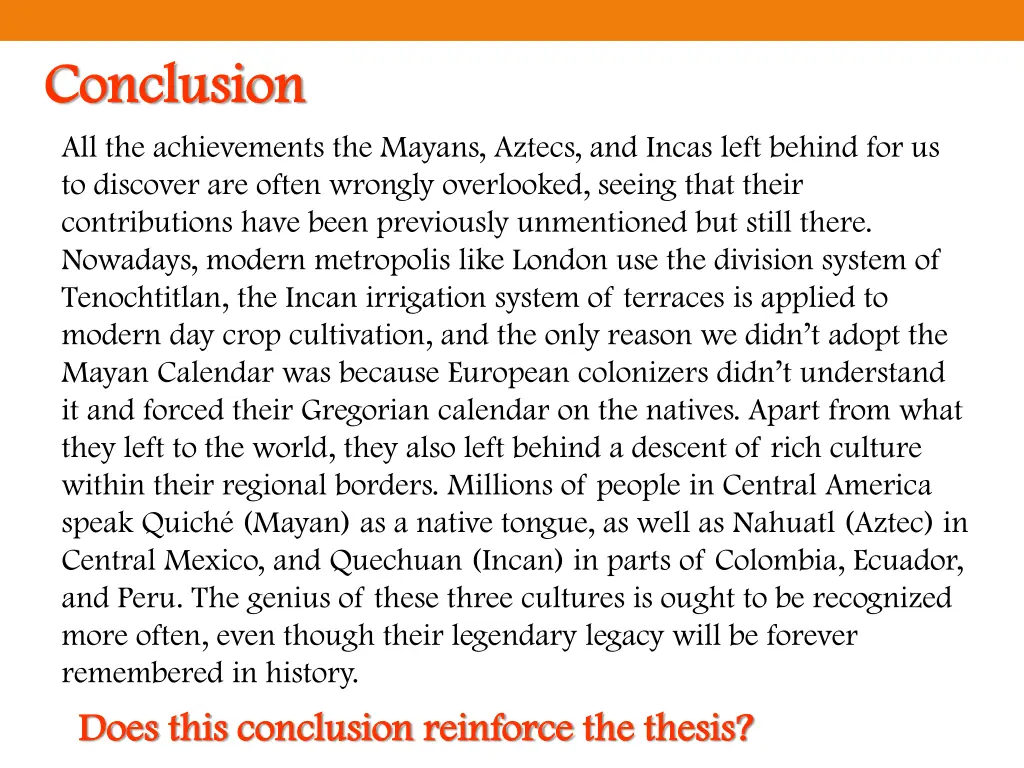 conclusion conclusion 3