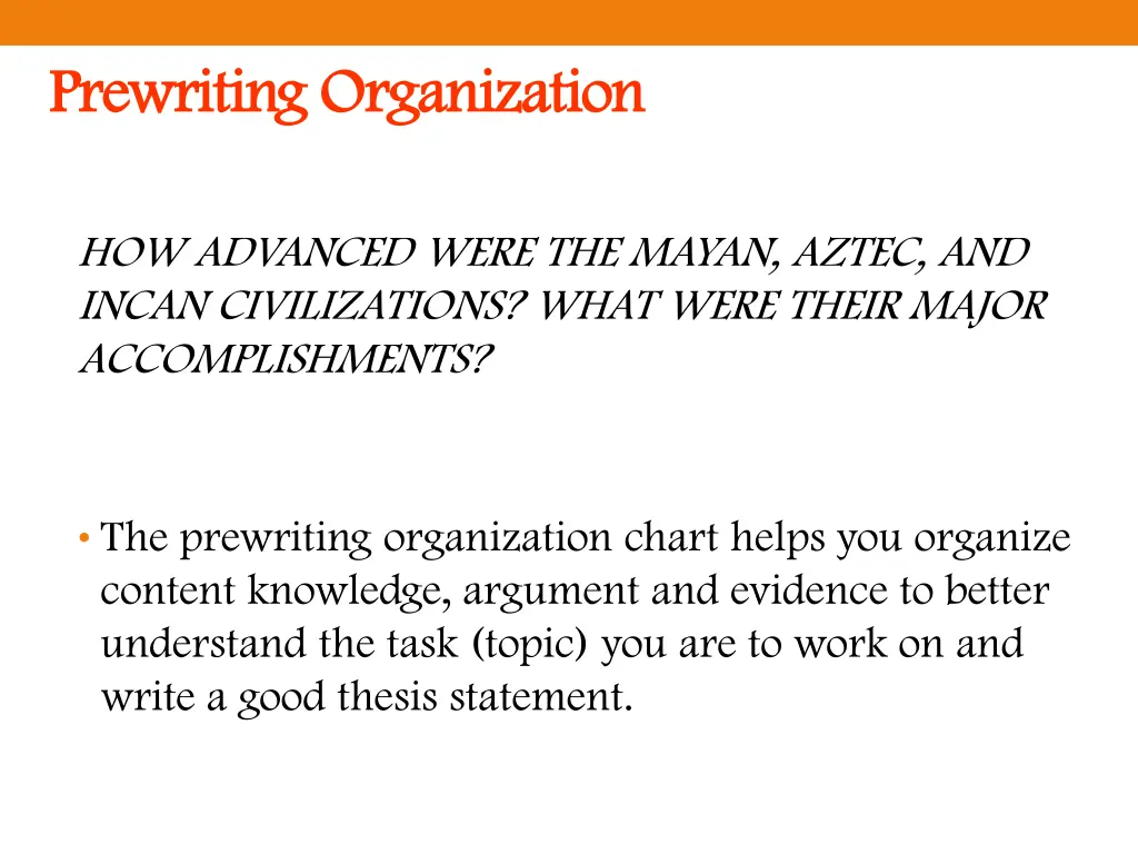 prewriting organization prewriting organization