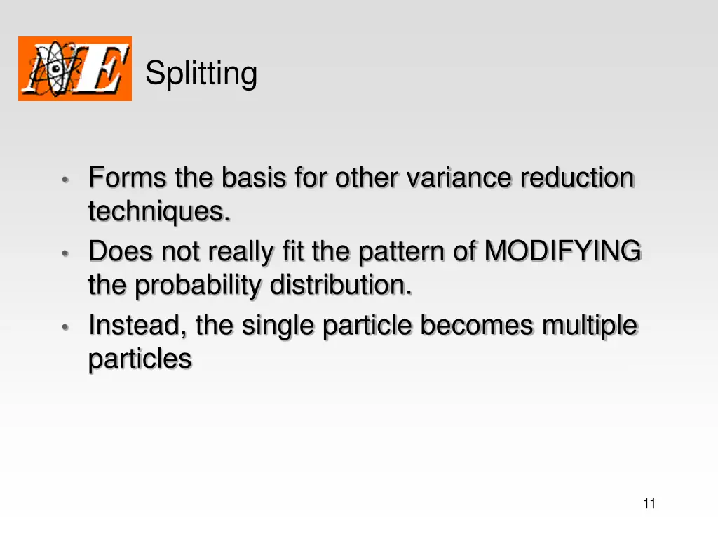 splitting