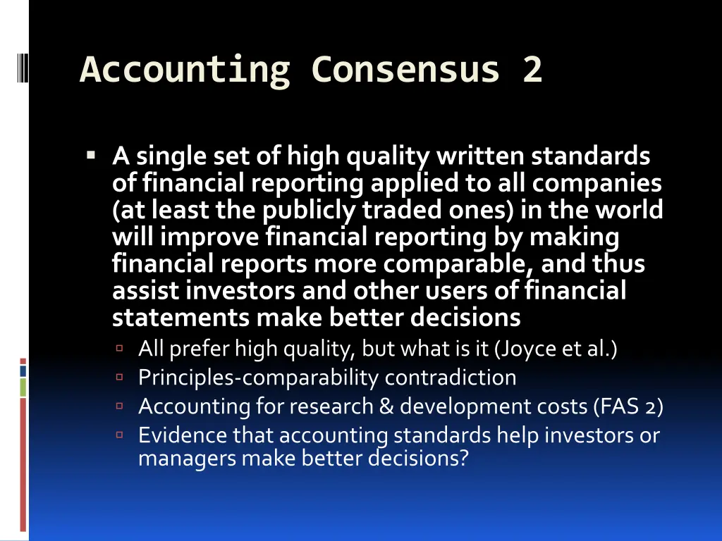 accounting consensus 2