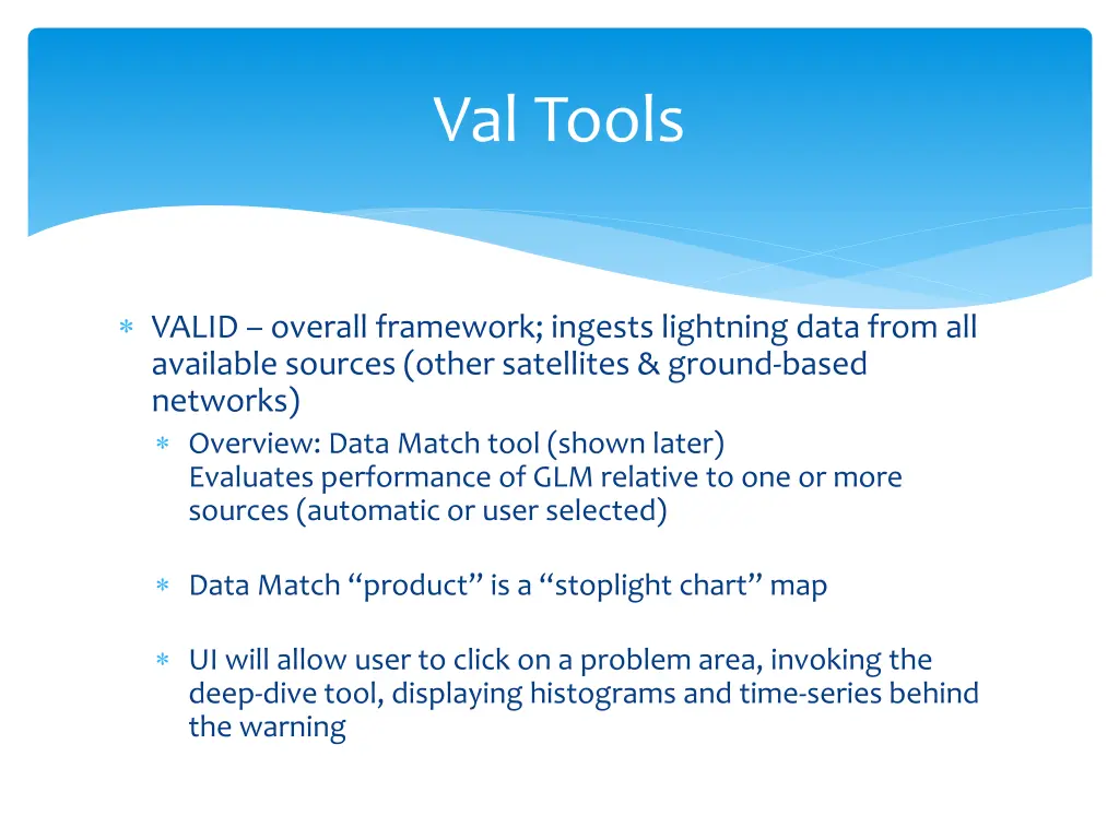 val tools