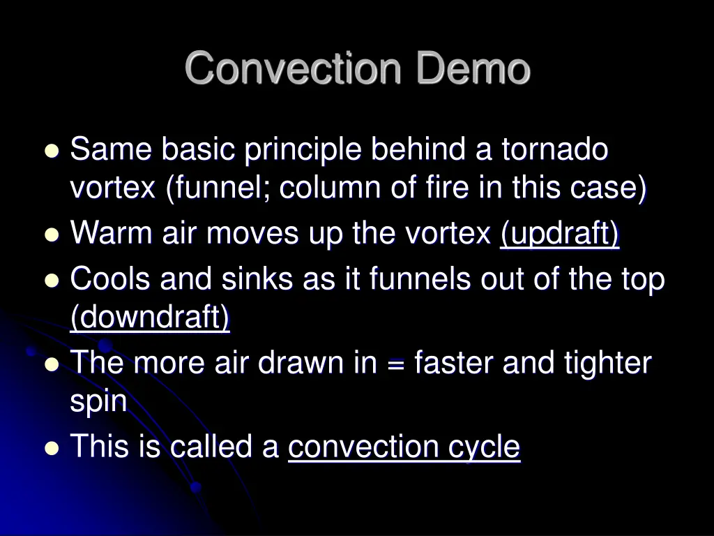 convection demo