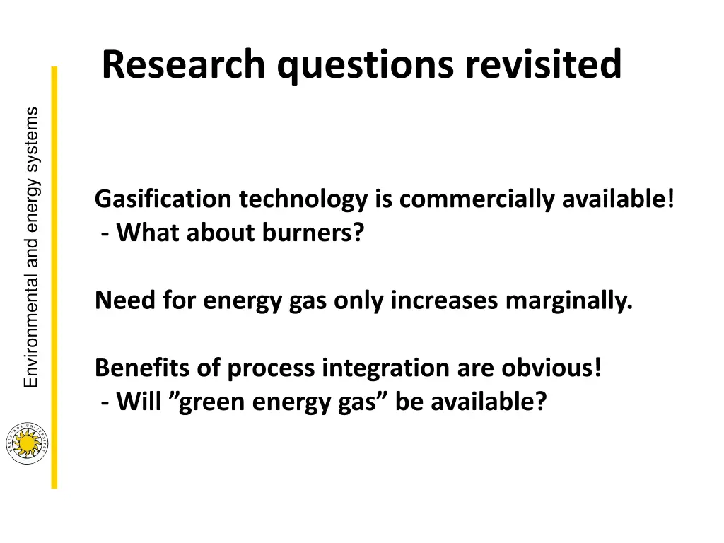 research questions revisited