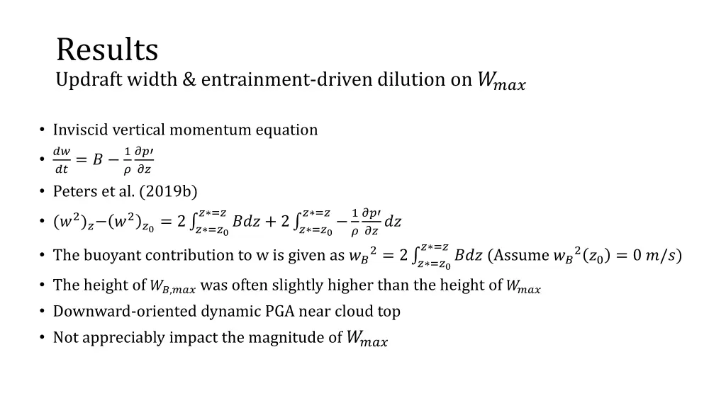 results updraft width entrainment driven dilution 4