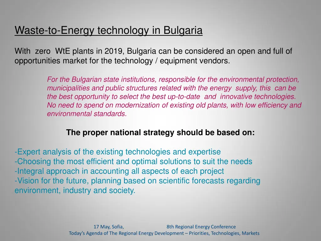 waste to energy technology in bulgaria