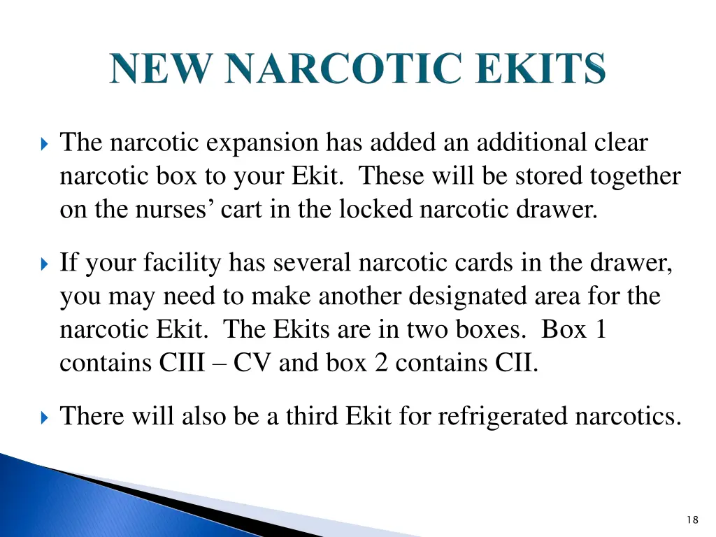 the narcotic expansion has added an additional