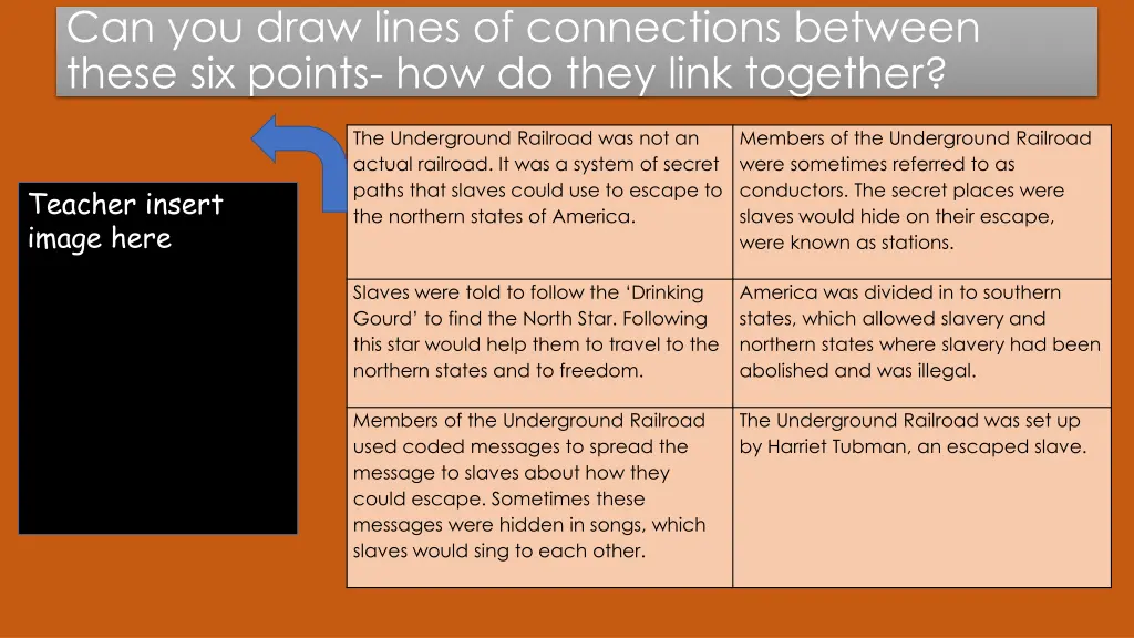 can you draw lines of connections between these