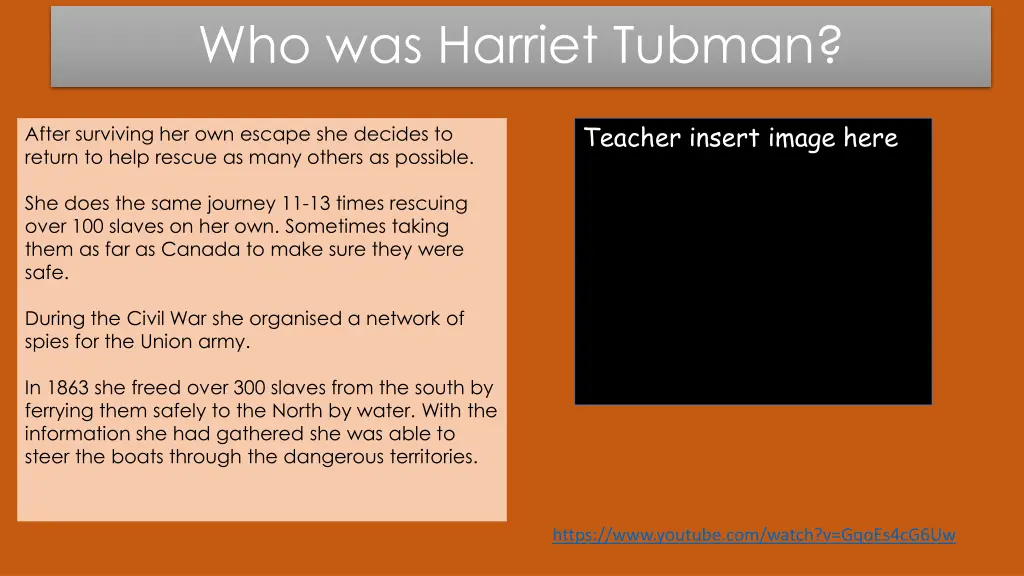 who was harriet tubman 2