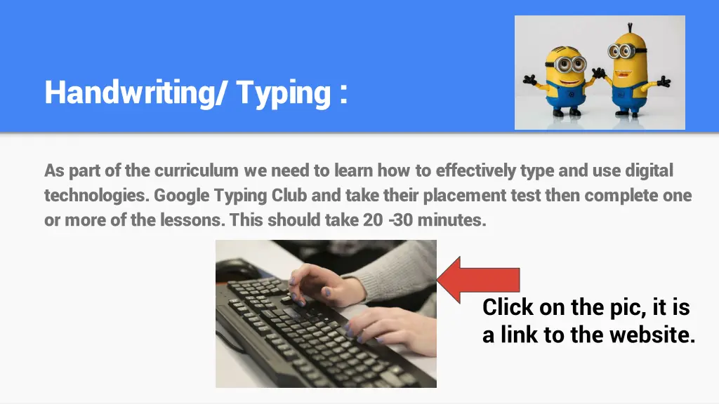 handwriting typing