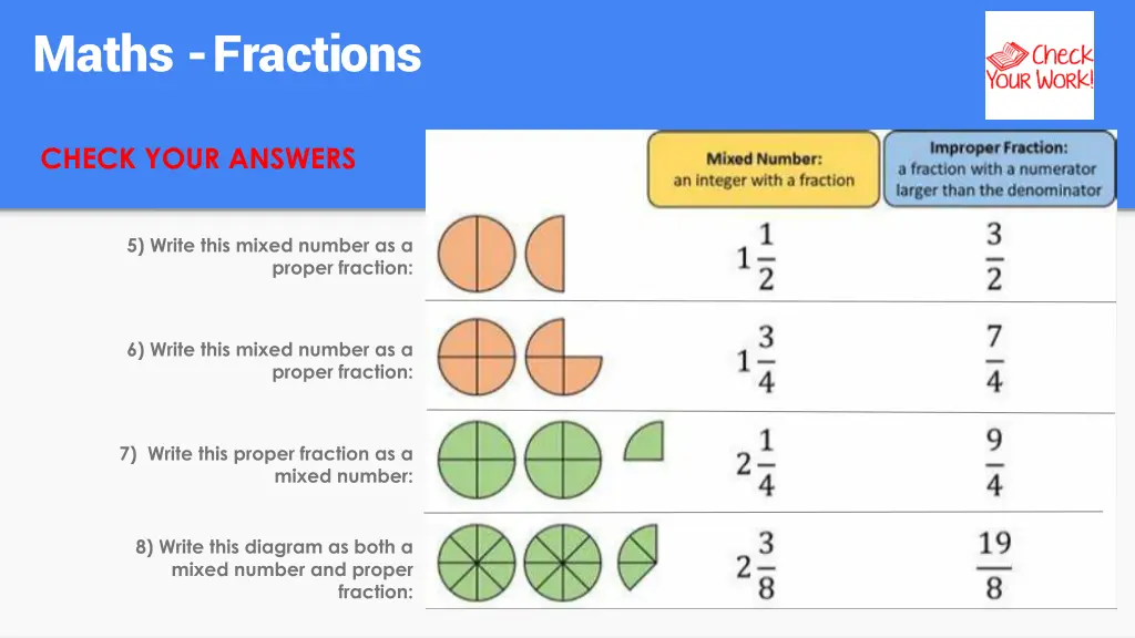 maths fractions 5