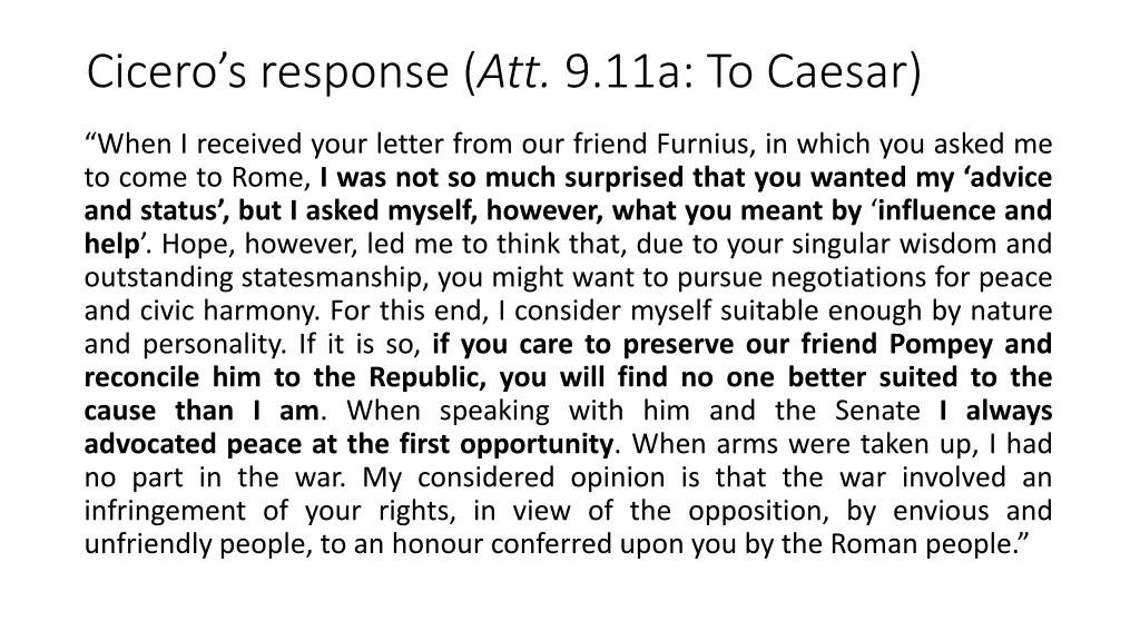 cicero s response att 9 11a to caesar