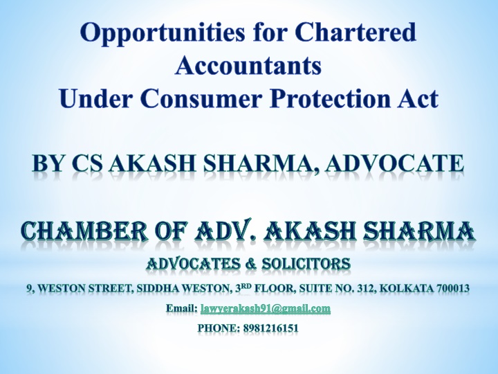 opportunities for chartered accountants under