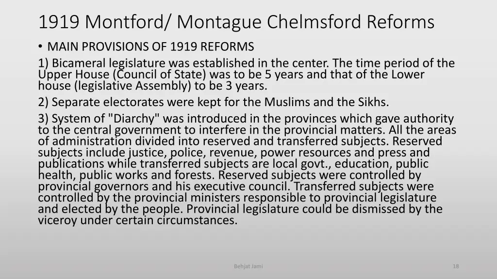 1919 montford montague chelmsford reforms main