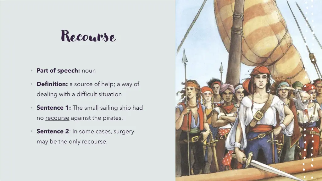 recourse