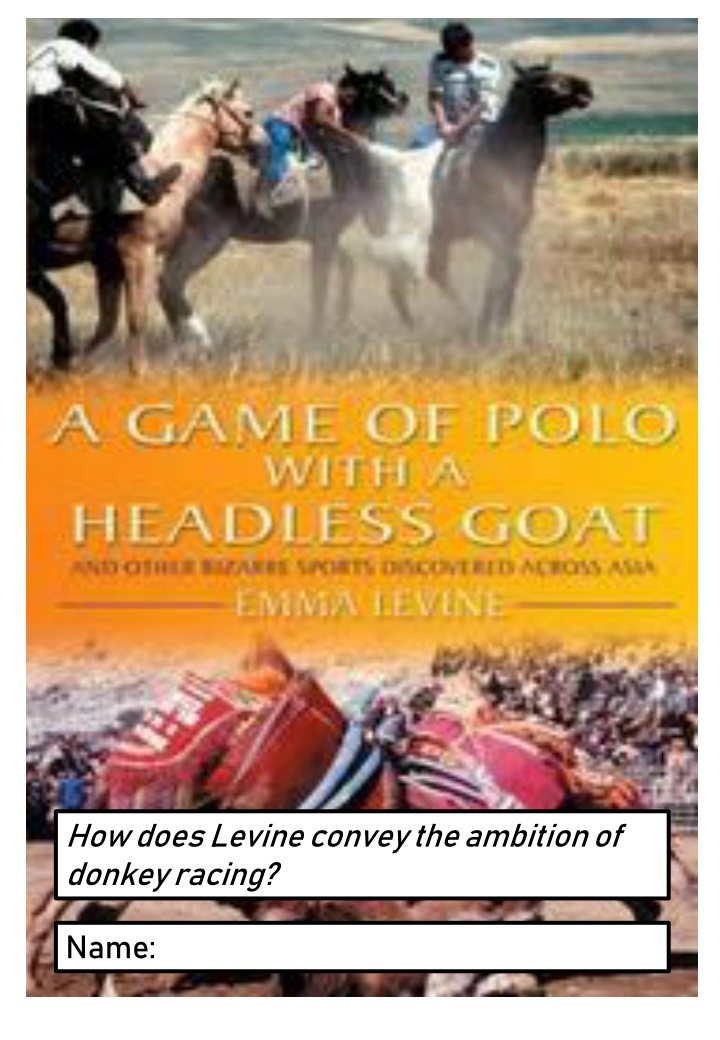 how does levine convey the ambition of donkey