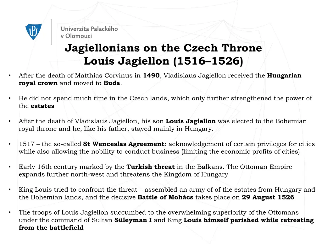 jagiellonians on the czech throne louis jagiellon