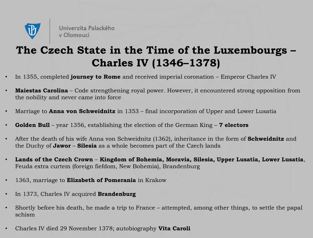 the czech state in the time of the luxembourgs 4