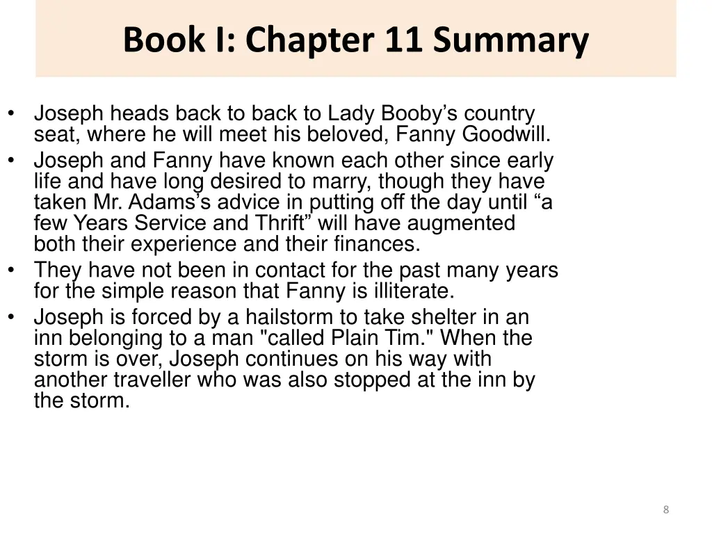 book i chapter 11 summary