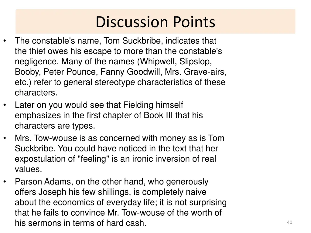 discussion points 3