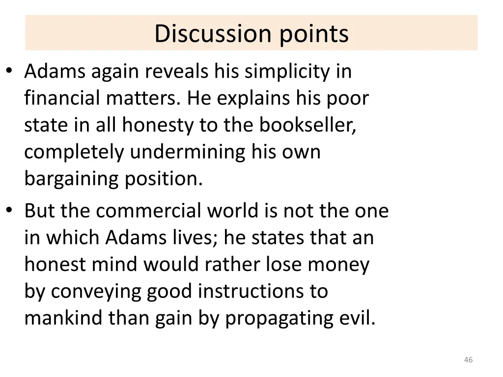 discussion points 4