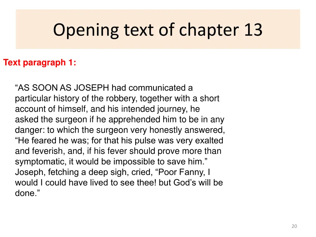 opening text of chapter 13