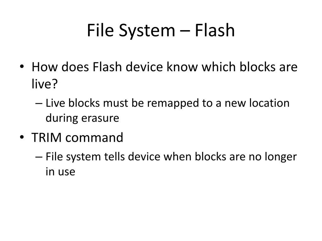 file system flash