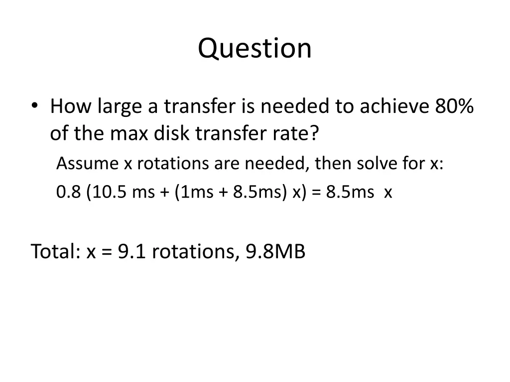 question 5