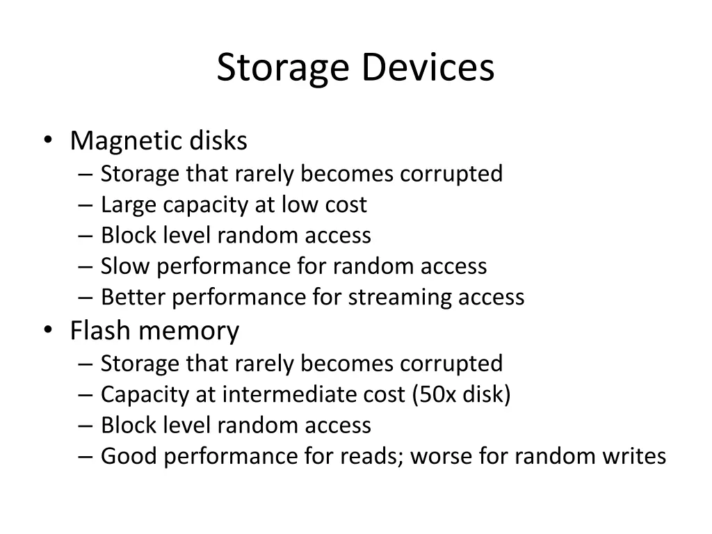 storage devices