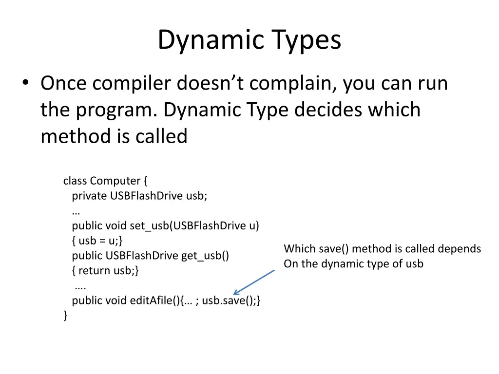 dynamic types