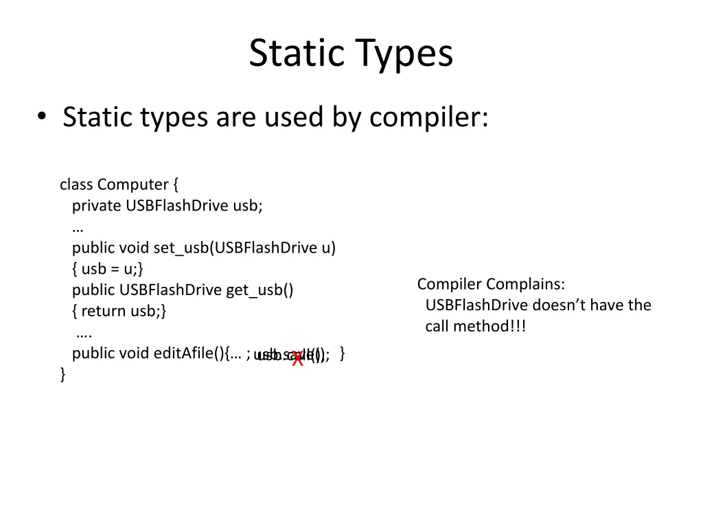 static types