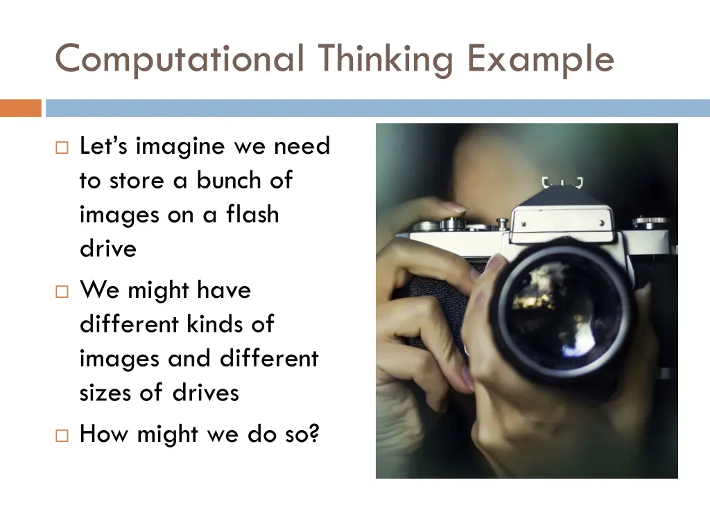 computational thinking example