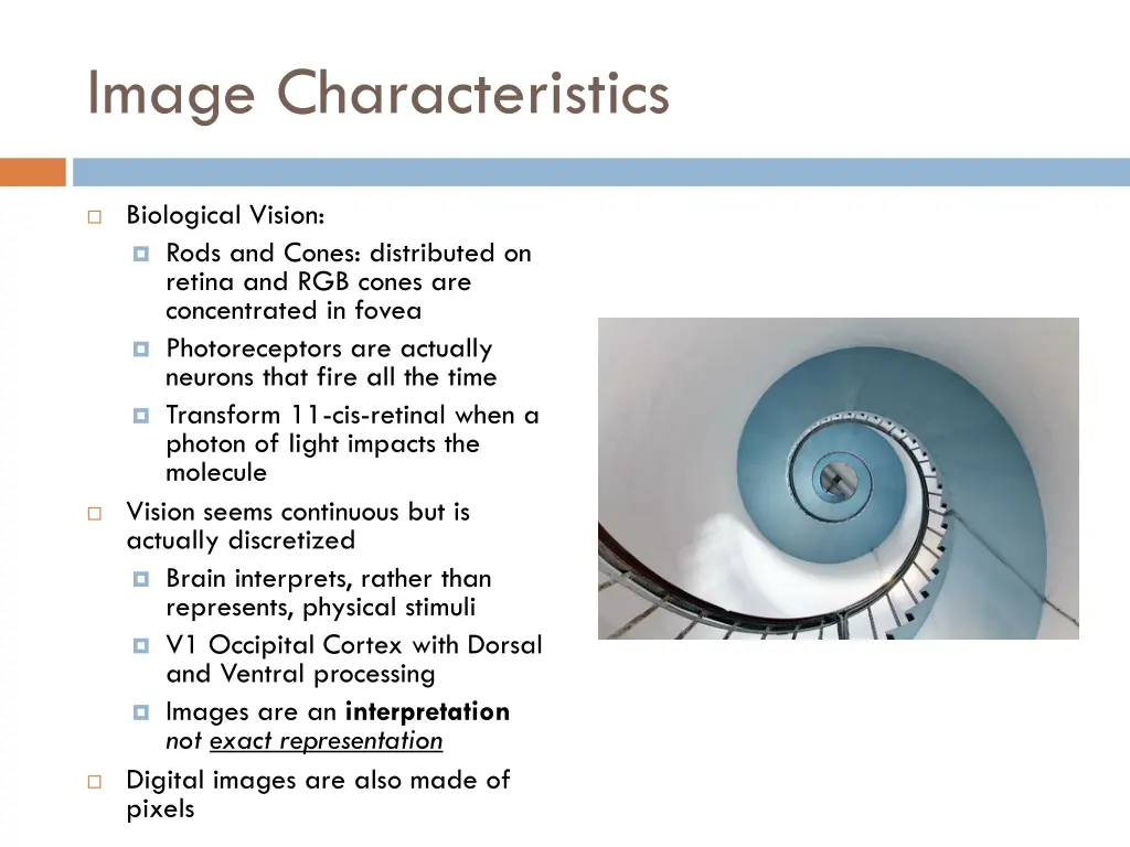 image characteristics