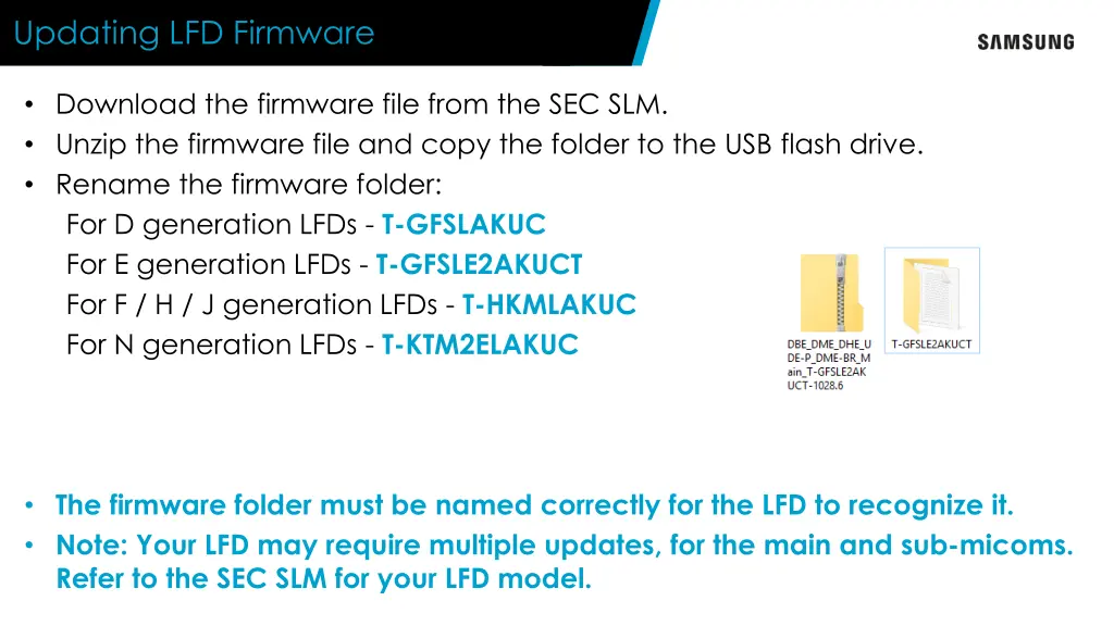 updating lfd firmware 1