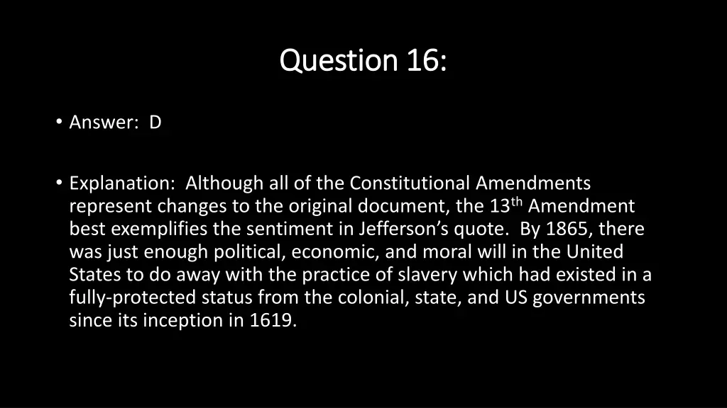 question 16 question 16