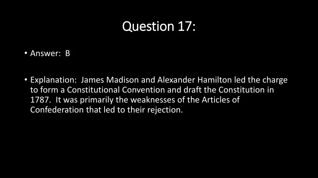 question 17 question 17