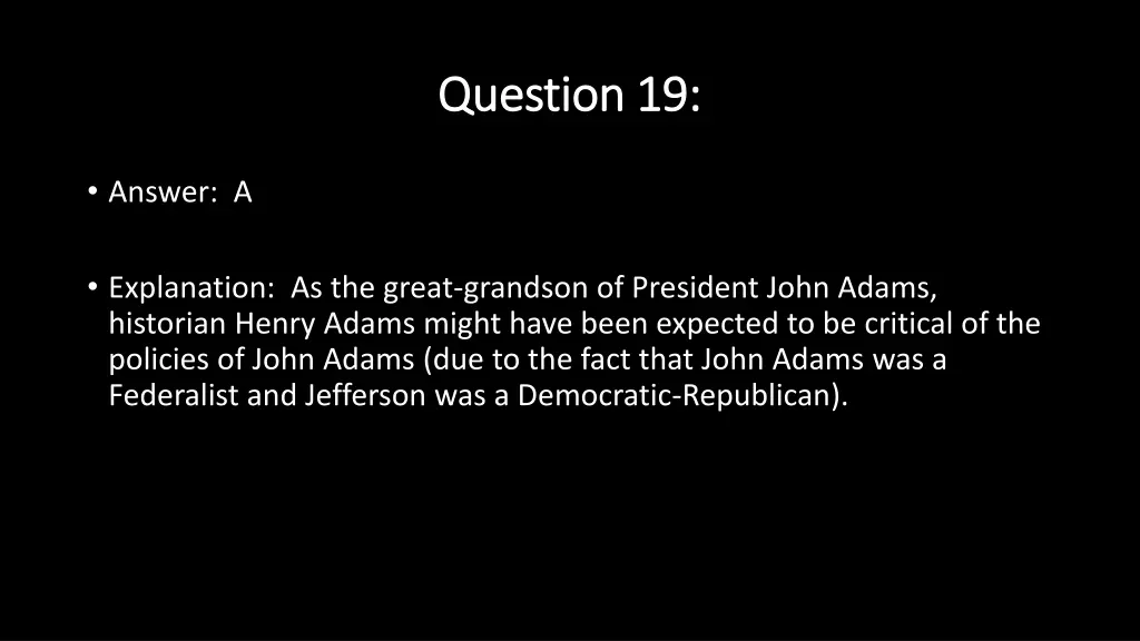 question 19 question 19